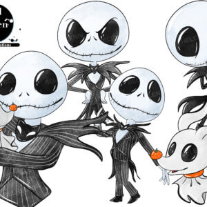 Jack skellington chibi