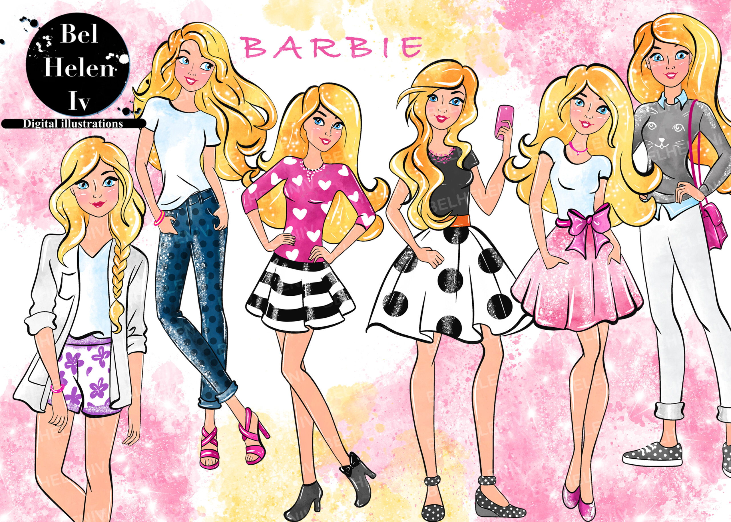 Page 27 | Barbie Drawing Images - Free Download on Freepik