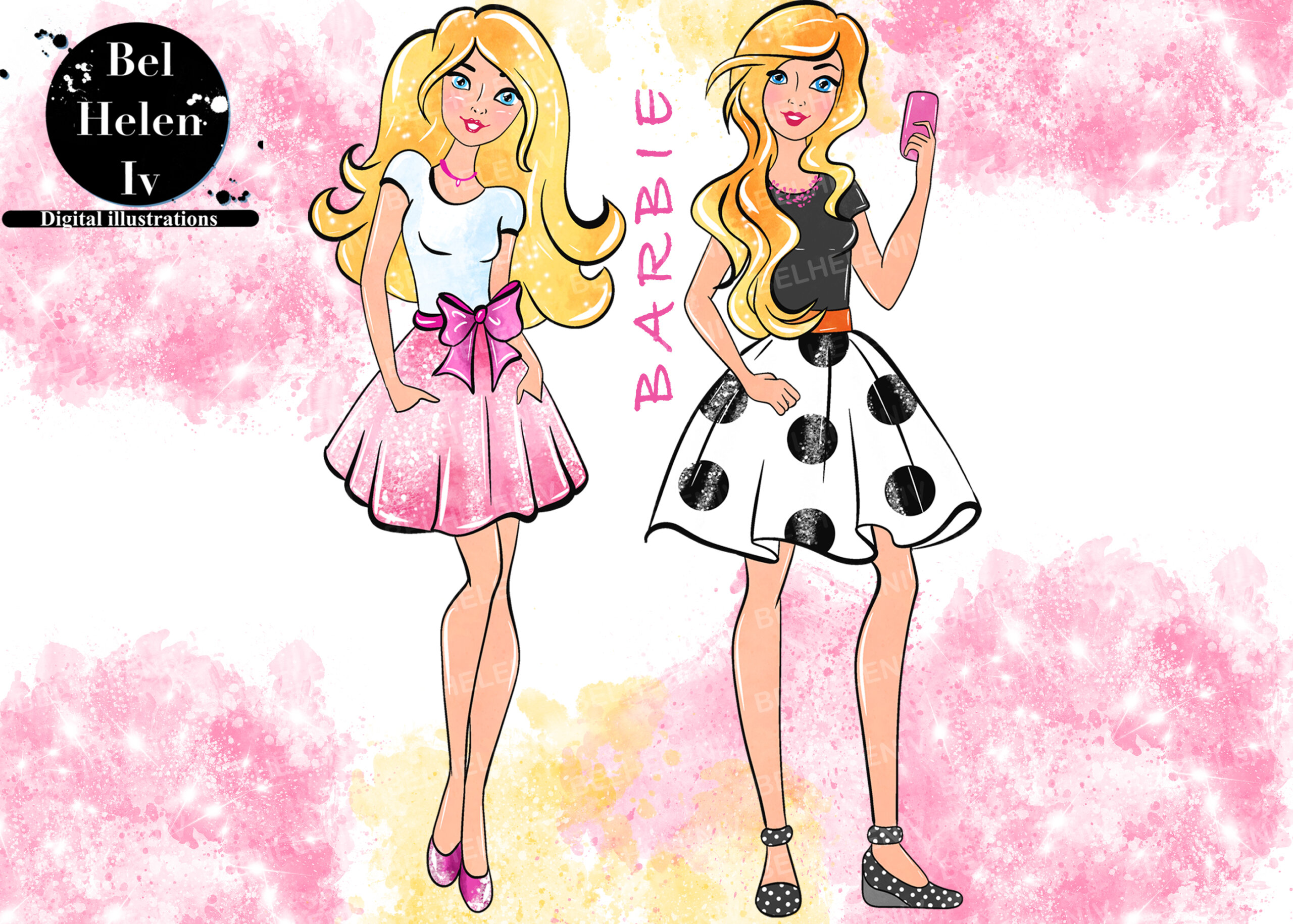 Cgi cartoon picture of jennette mccurdy in barbie's dreamhouse adventures  style on Craiyon