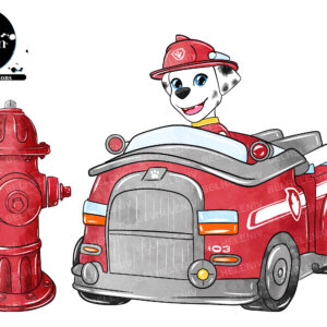 Paw Dog fire truck