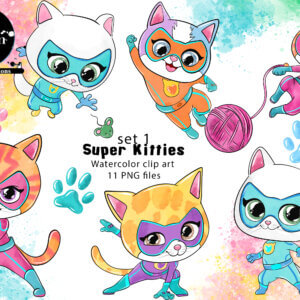 Super Kitties set 1