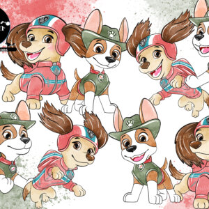 Paw Dog set 6
