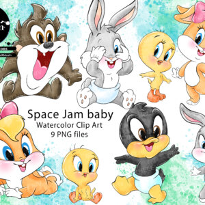 Space Jam Baby  set 3